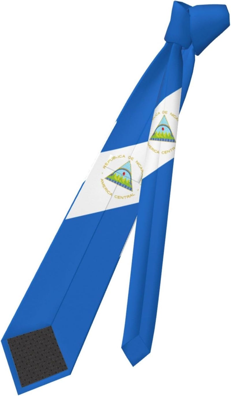 AKMCBSH National Flags Tie Comfortable Soft Novelty Necktie Unisex for Weddings Party Birthday Gift - Image 4